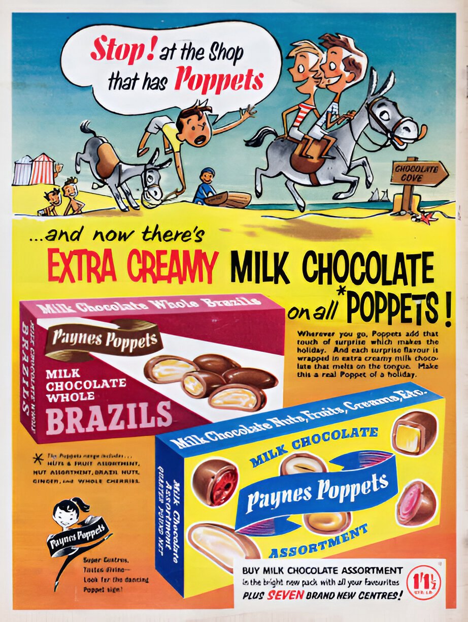 Paynes Poppets advert from the 1950s