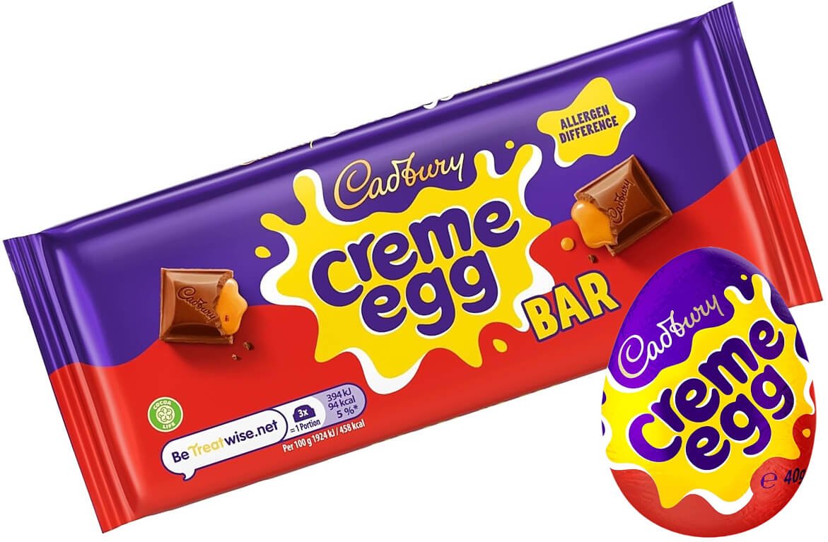 A Cadbury Creme Egg Bar with a Creme Egg (2024)