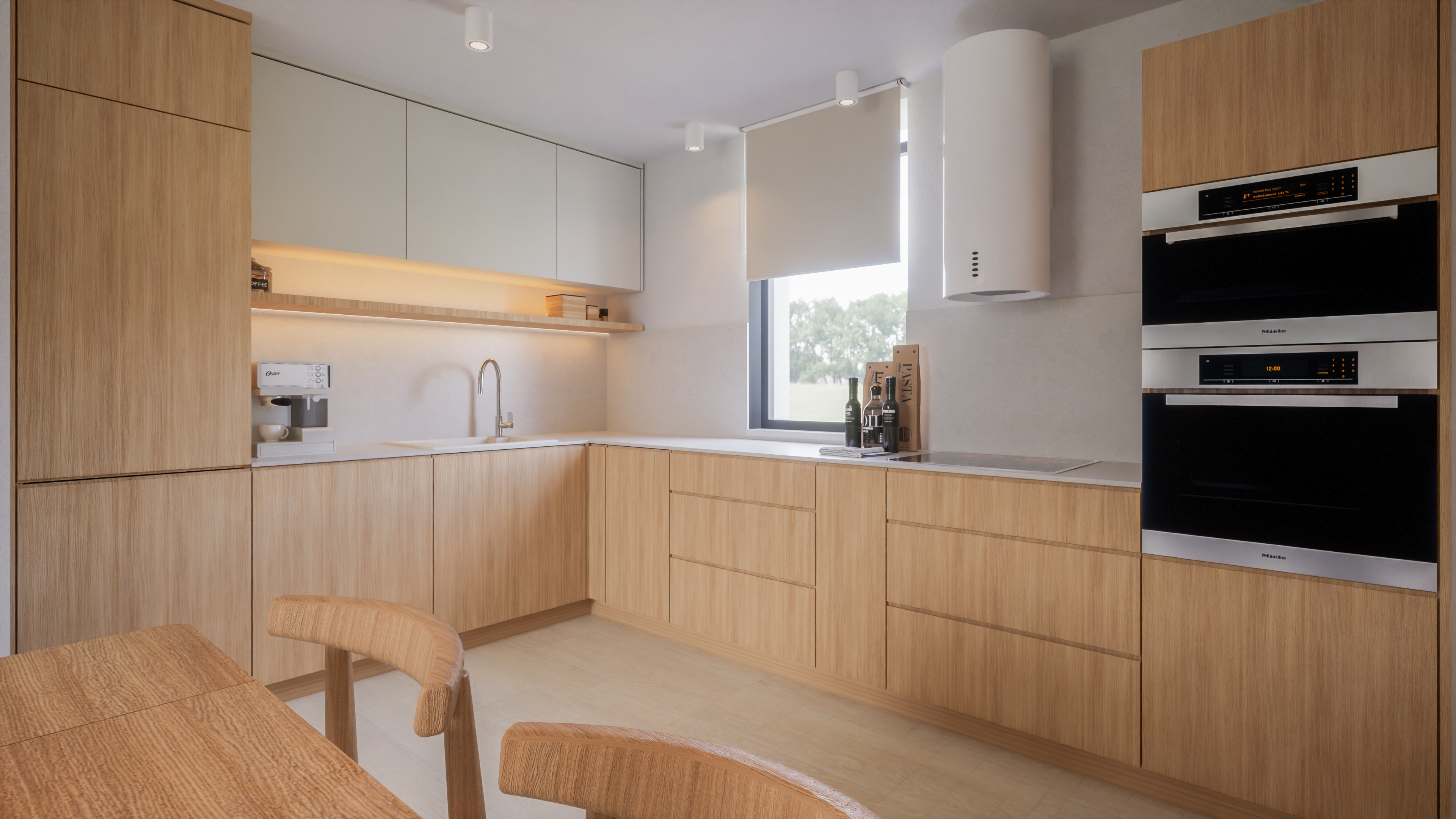 Baťa's Half-Day, Living Room with Kitchen