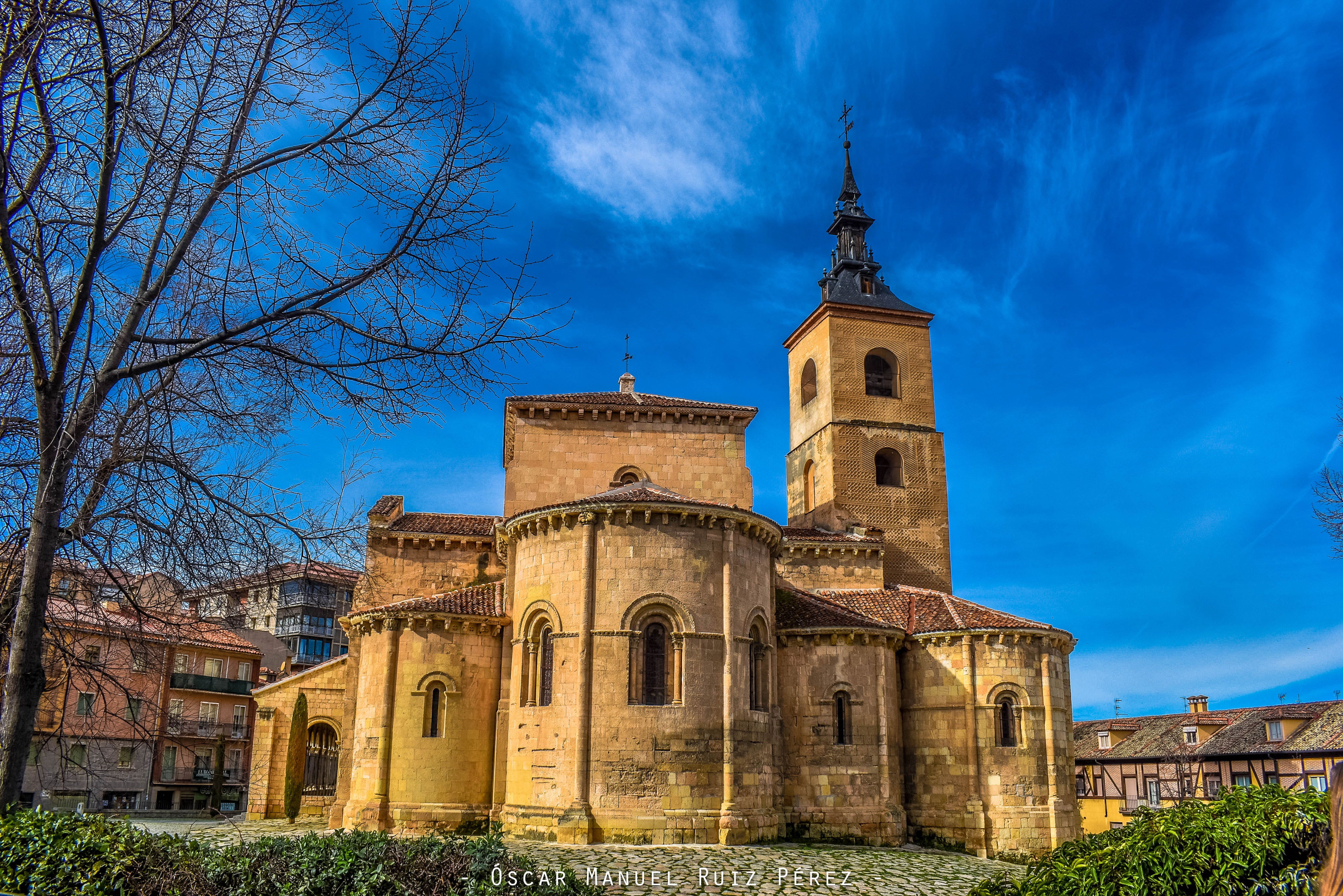 Fachada de la Iglesia de San Millán en Segovia. Fotografía: Óscar M. Ruiz.
