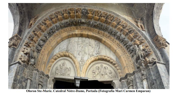 Oloron Ste-Marie. Catedral Nòtre-Dame, Portada (Fotografia Mari Carmen Emparan)
