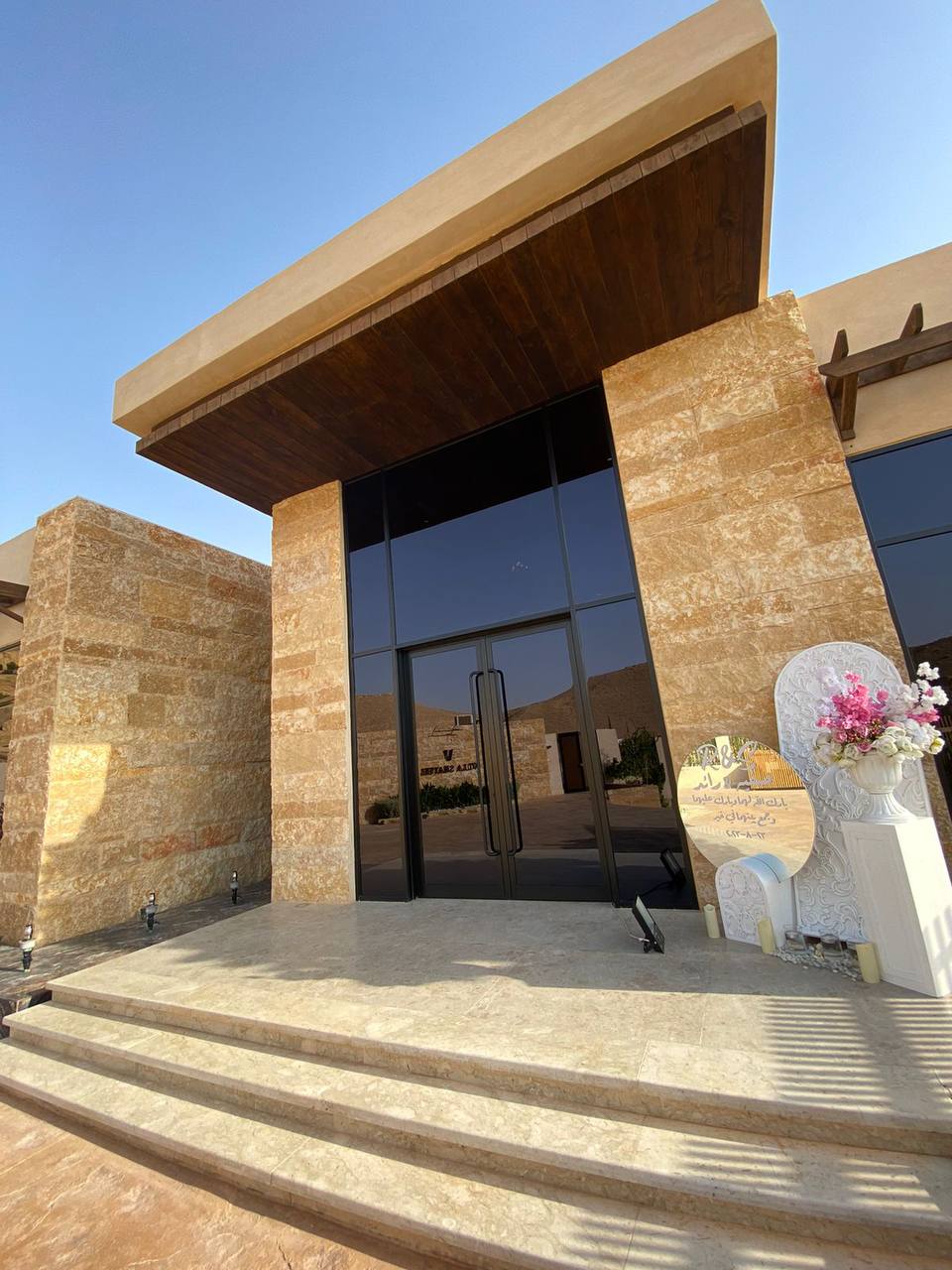 Some of our reception corner works