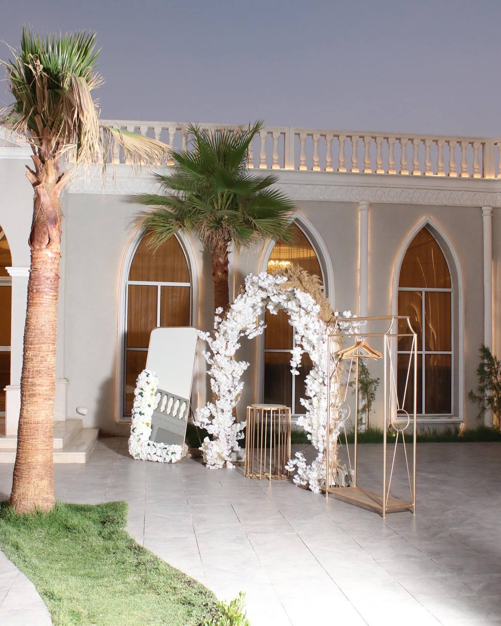 Some of our reception corner works