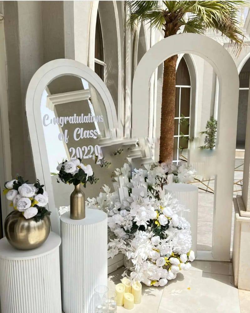 Some of our reception corner works