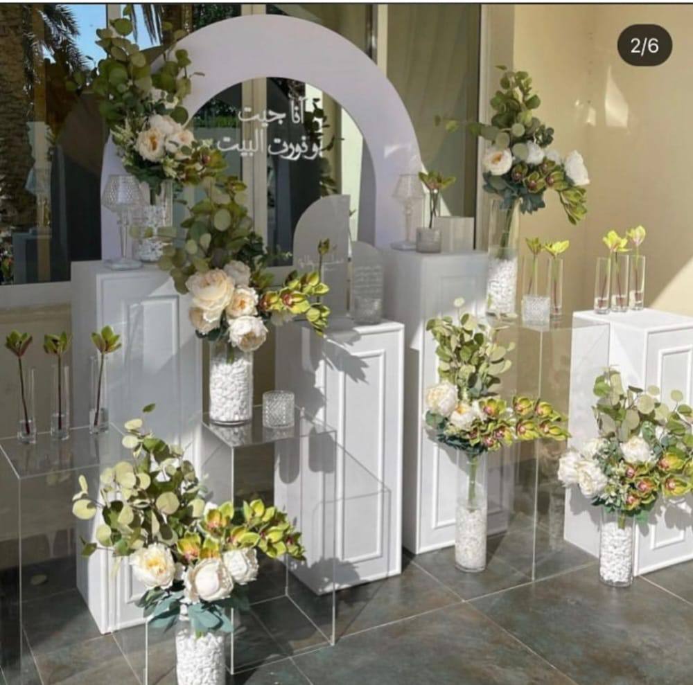 Some of our reception corner works