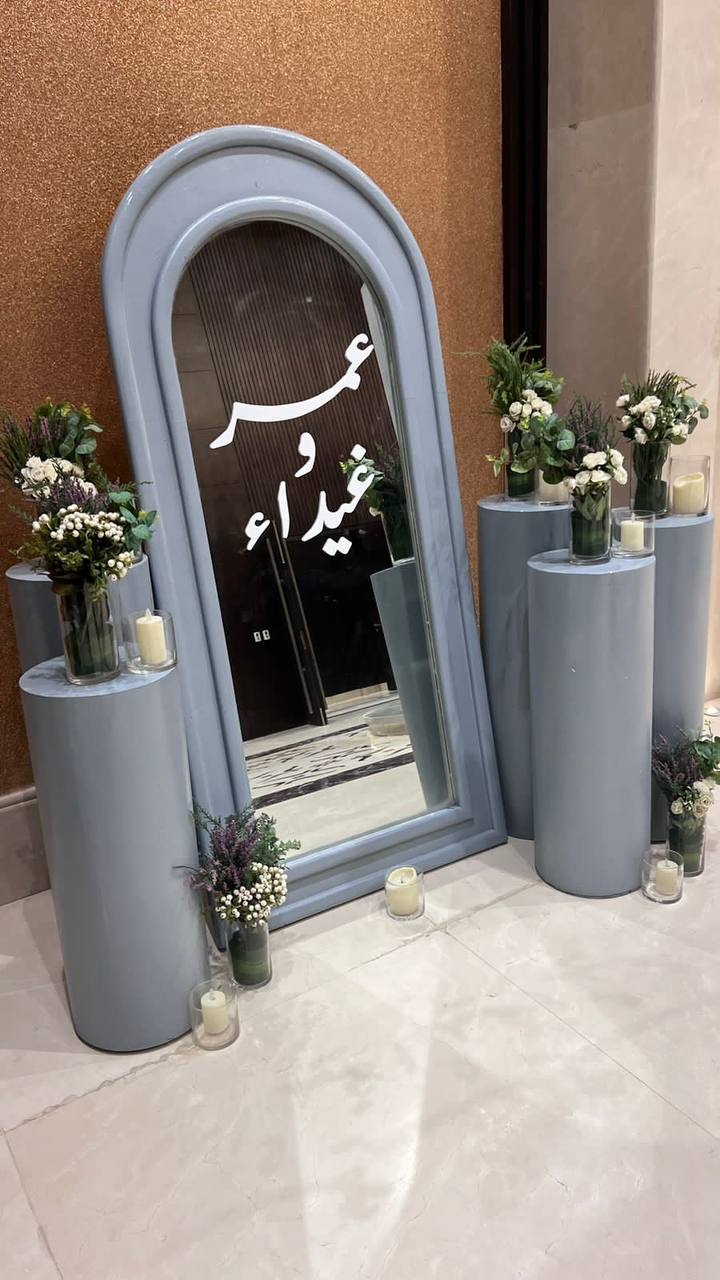 Some of our reception corner works