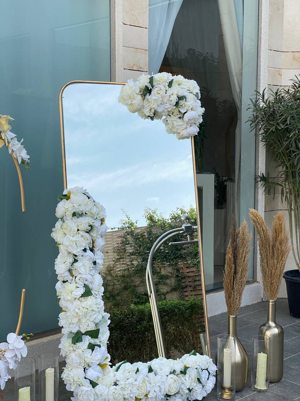 Some of our reception corner works