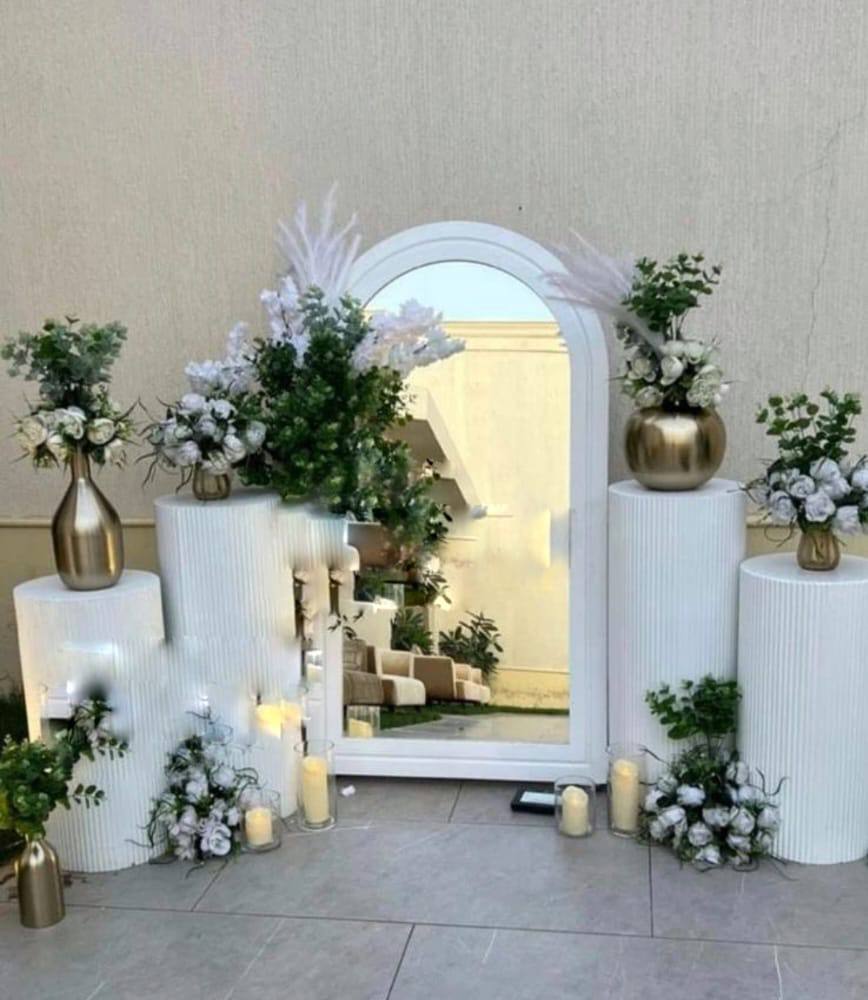 Some of our reception corner works