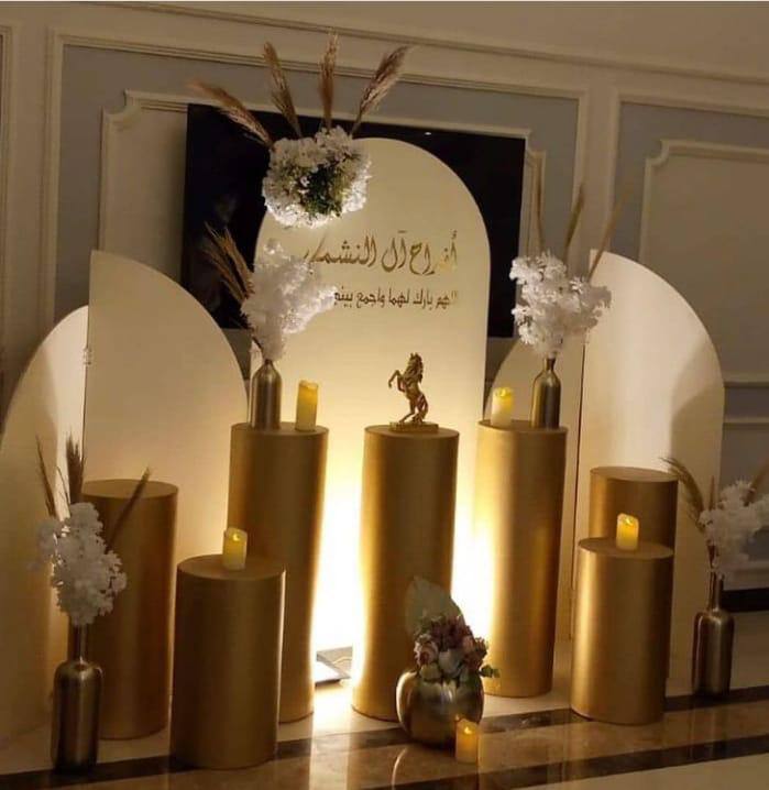 Some of our reception corner works