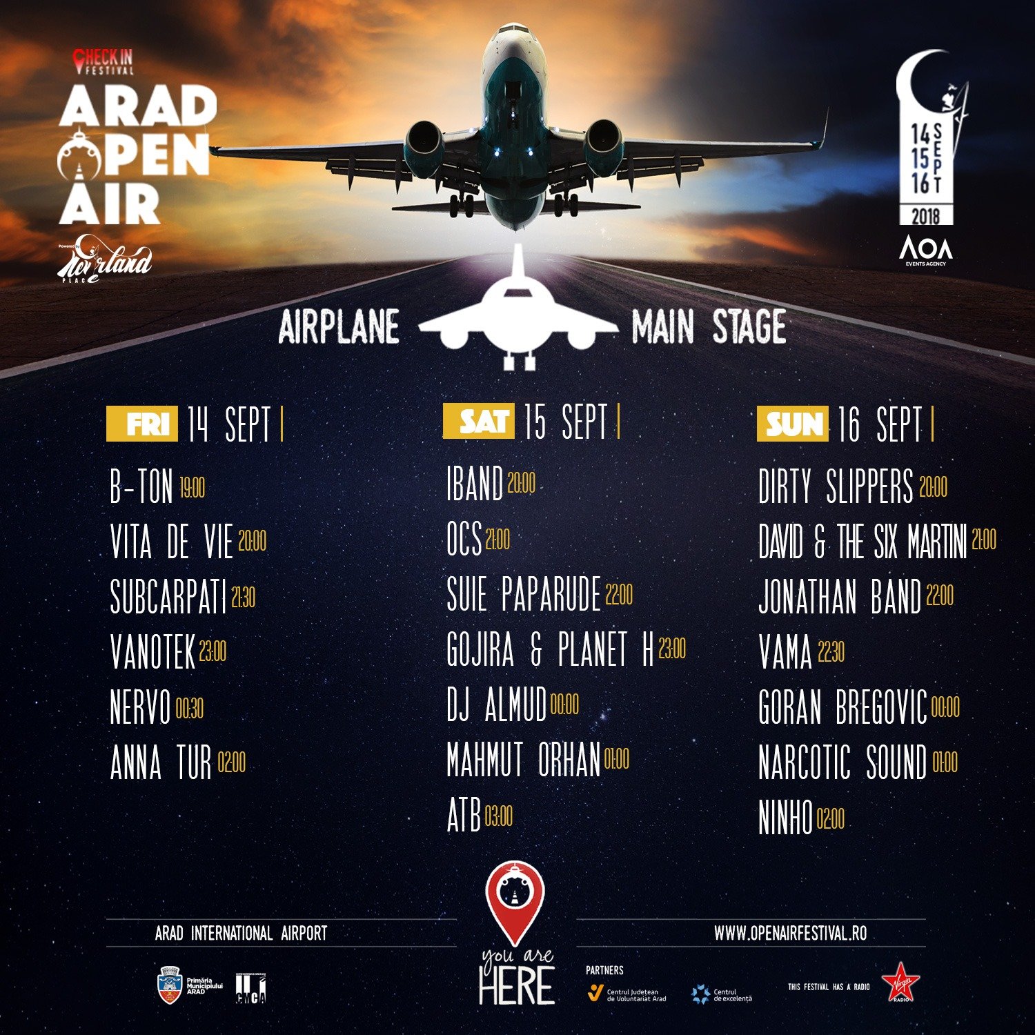 Arad Open Air Festival program