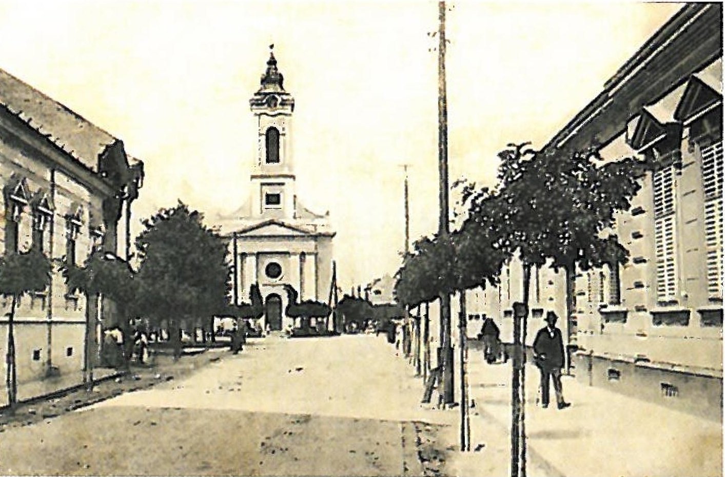 Aradi reformatus templom 1900