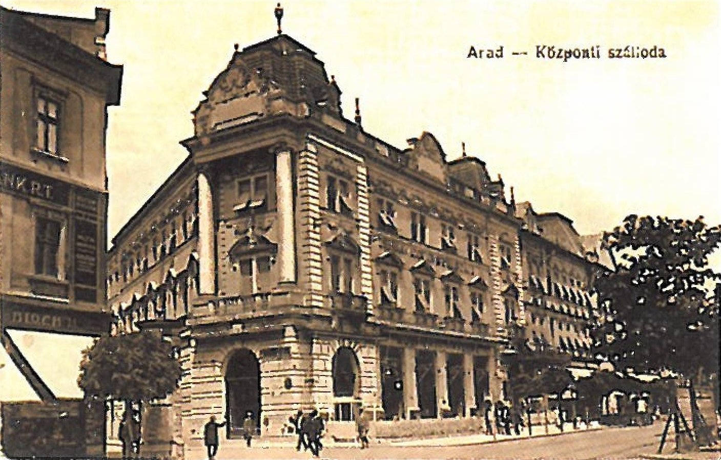Aradi Kozponti szalloda 1900