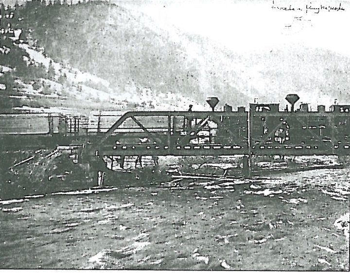 testare pod cale ferată Dezna - județul Arad