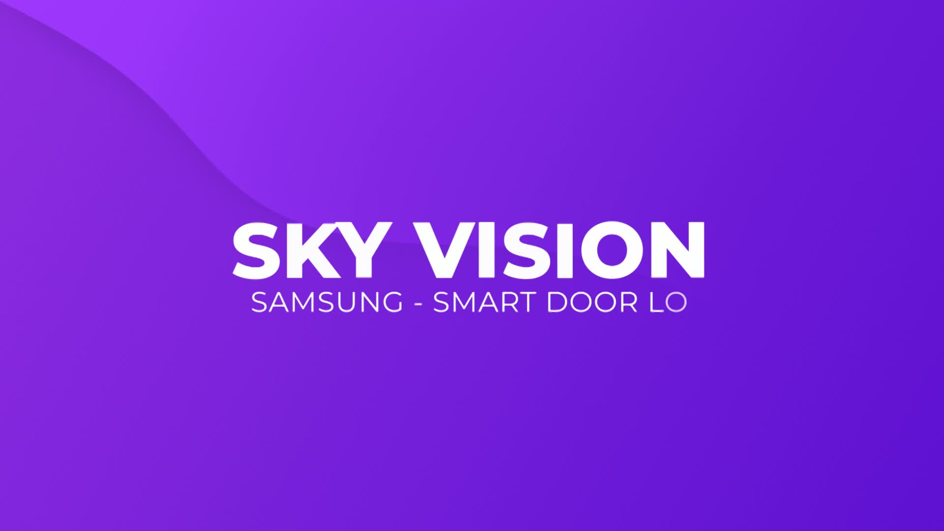 SAMSUNG DIGITAL DOOR LOCK thumbnail