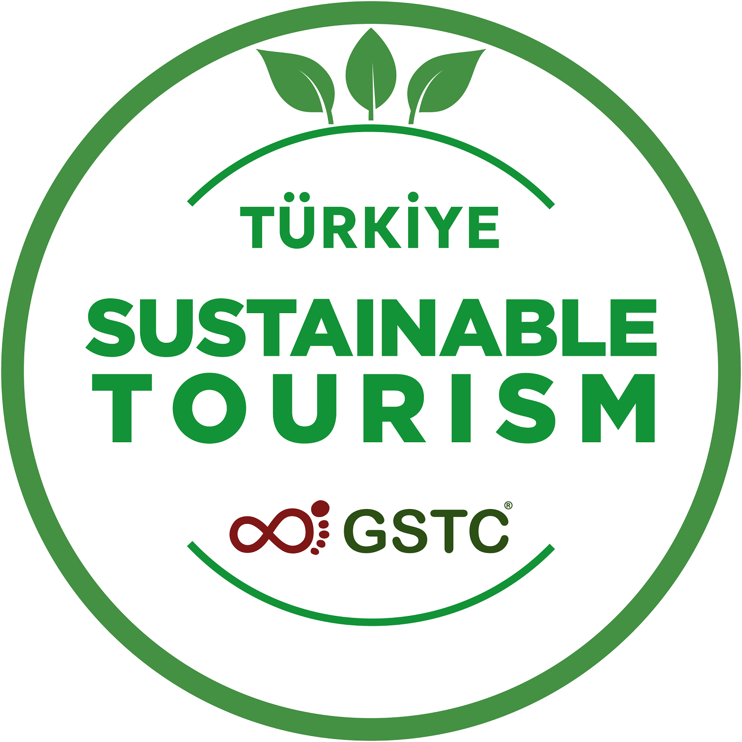 Bærekraftig turisme godkjent logo