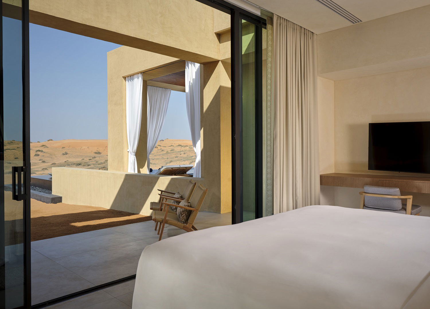 Ritz-Carlton signature villa master bedroom, Ras Al Khaimah 