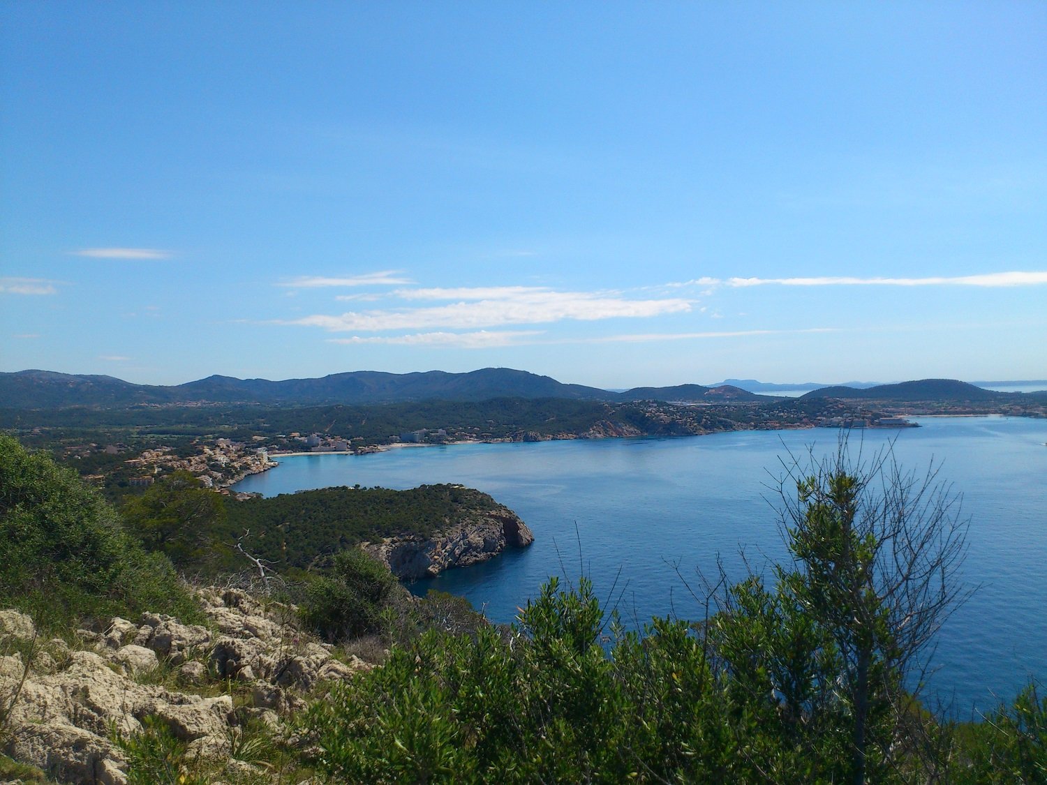 Utsikt over landskapet på Mallorca