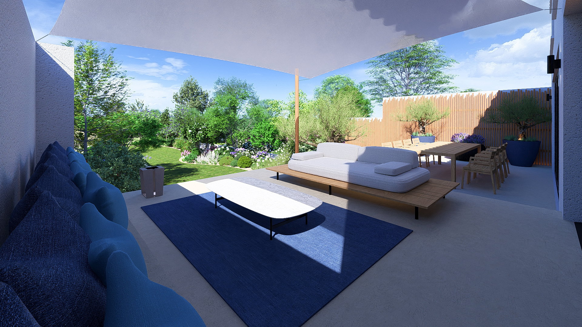 4 universes in the same garden.