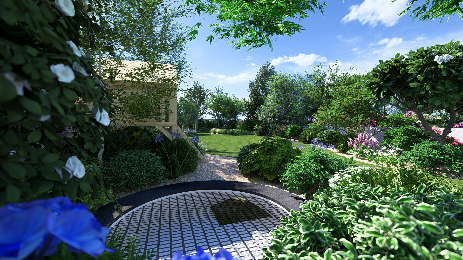 4 universes in the same garden.