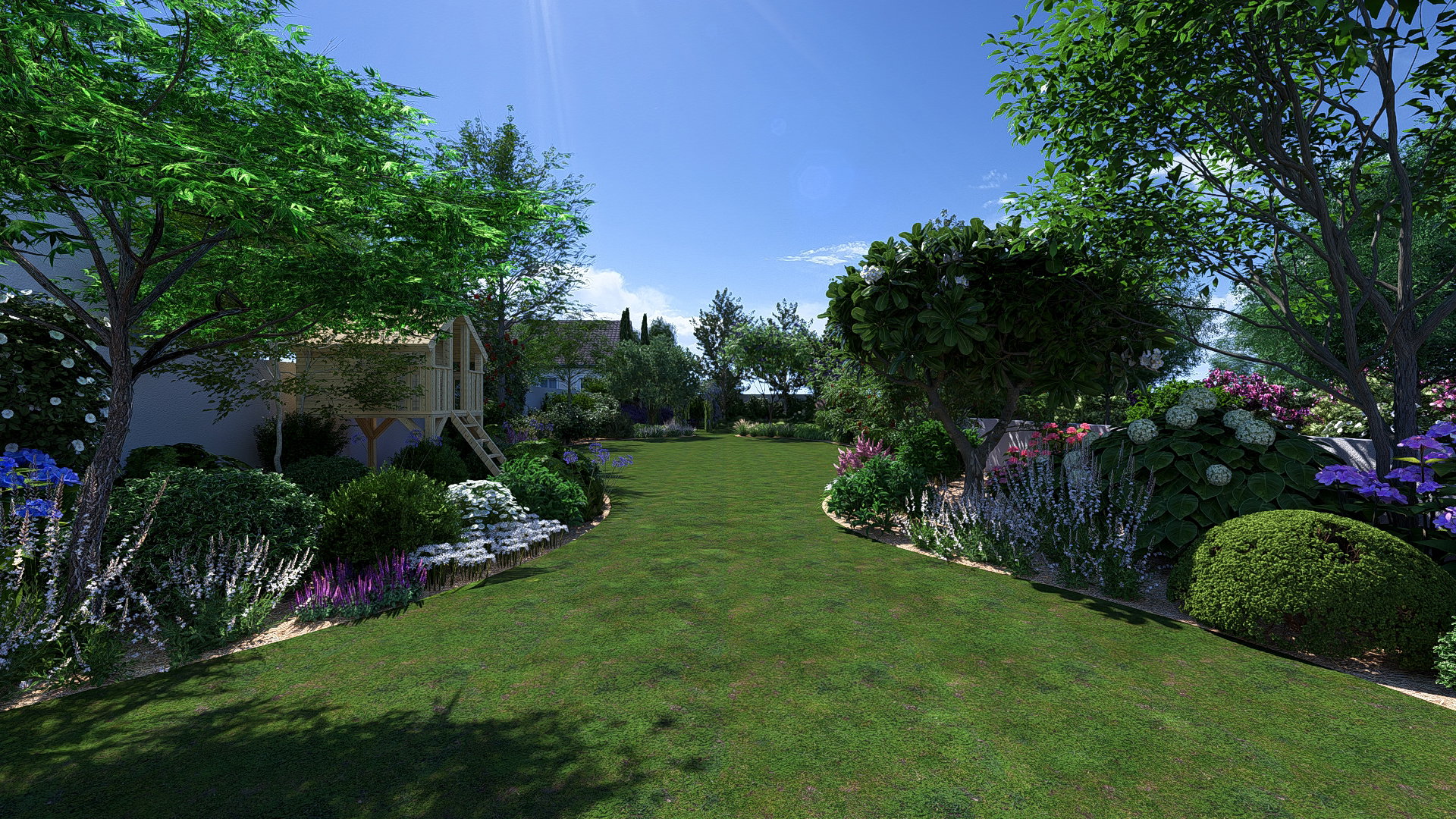 4 universes in the same garden.