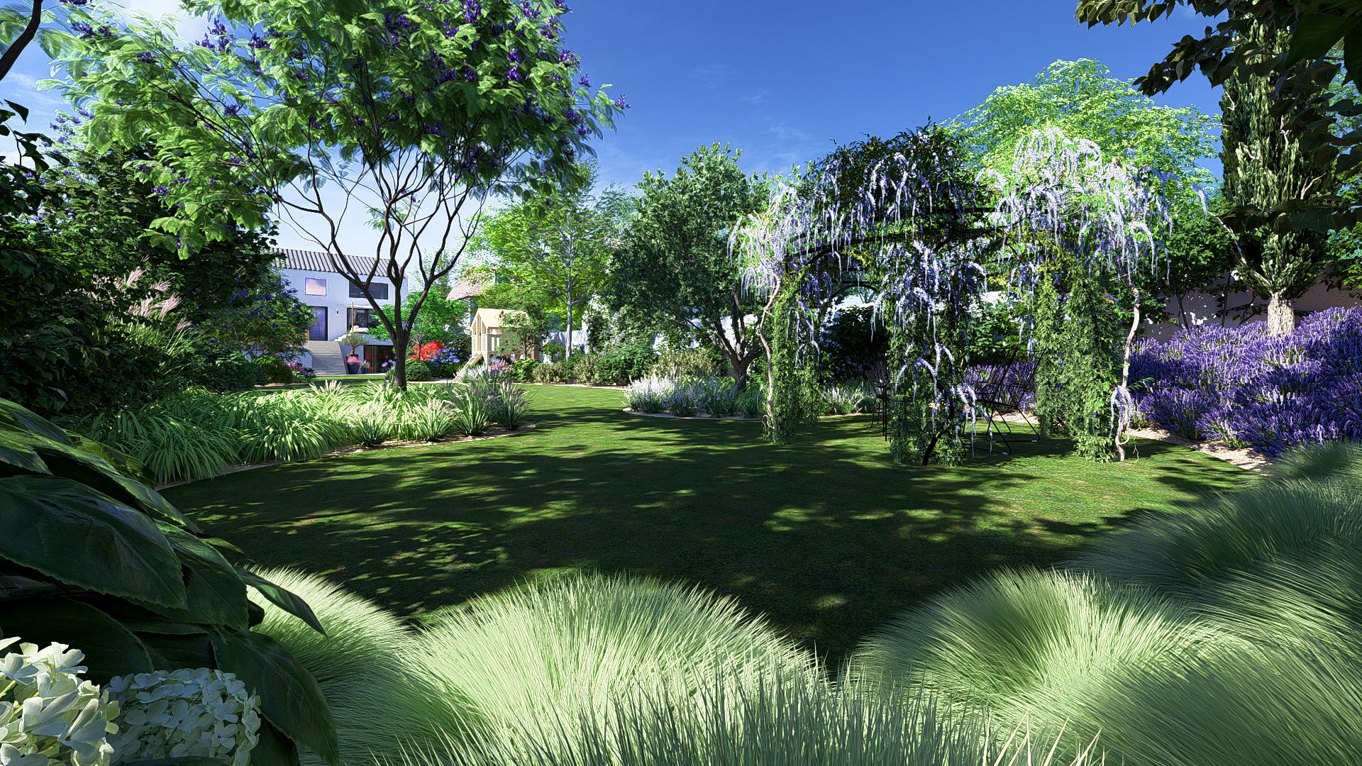 4 universes in the same garden.