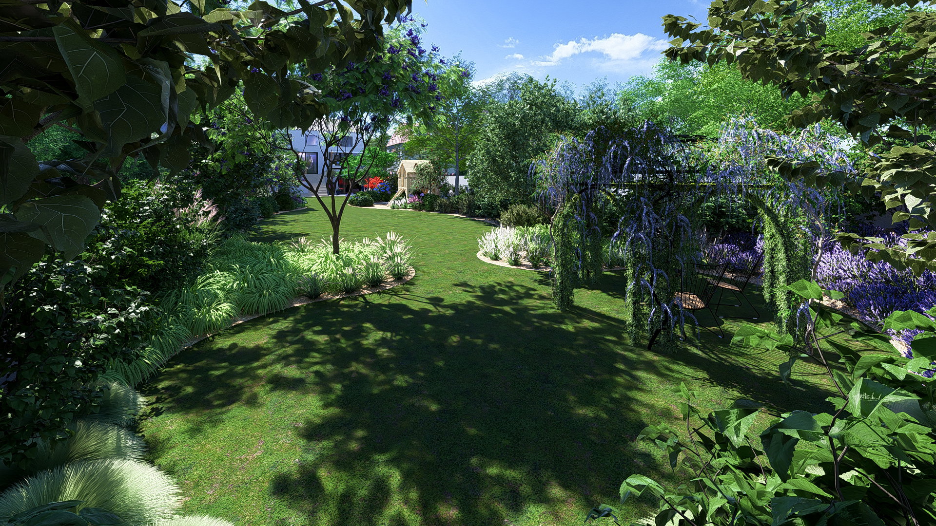 4 universes in the same garden.