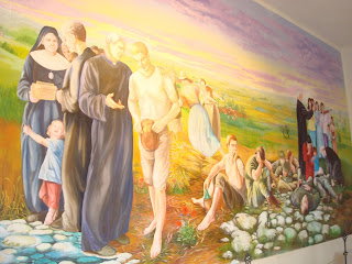 creation of frescoes in the priests' chapel in the Arcole cemetery