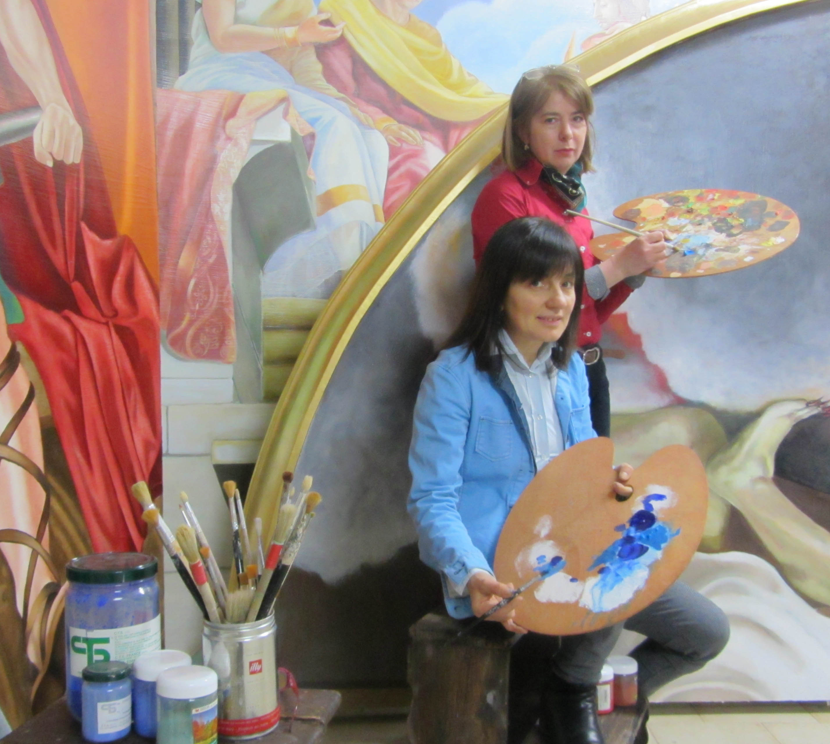 oil painting in the church of Locara