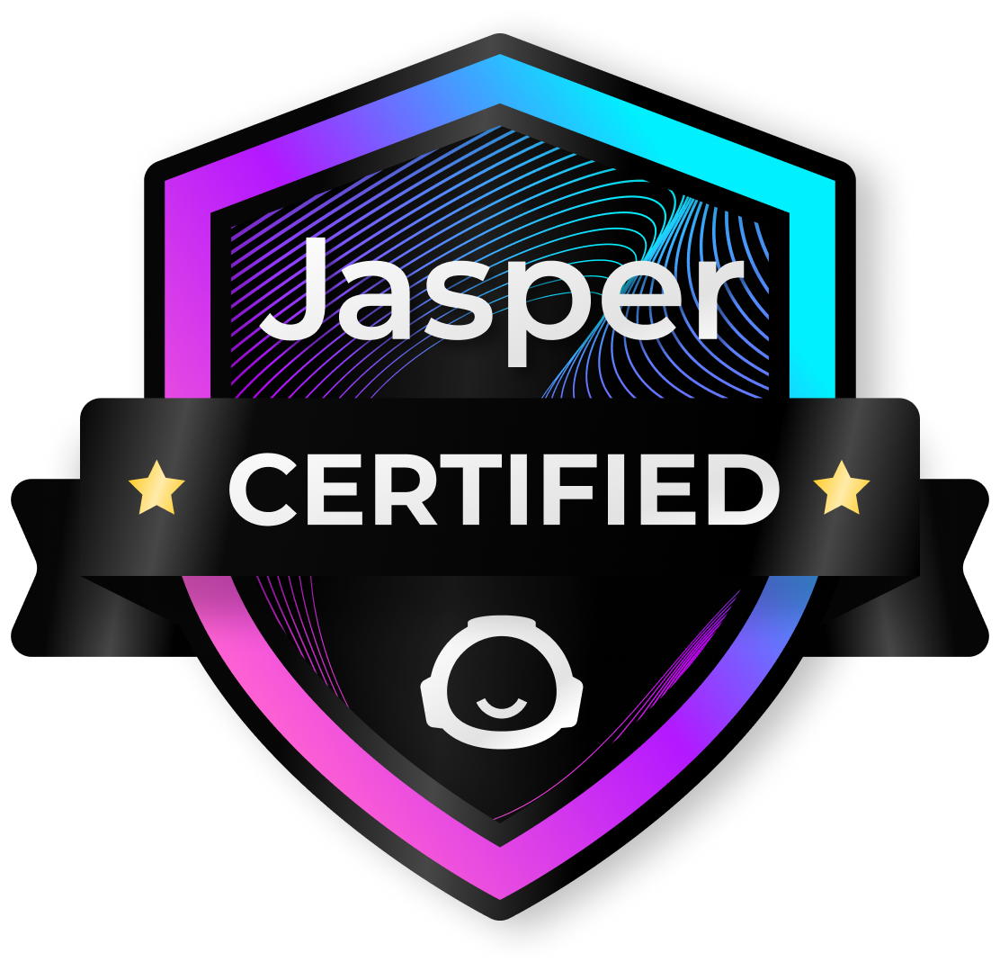 Zertifizierung von Jasper - KI Textkorrektur