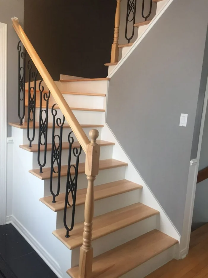 rampe escalier en bois