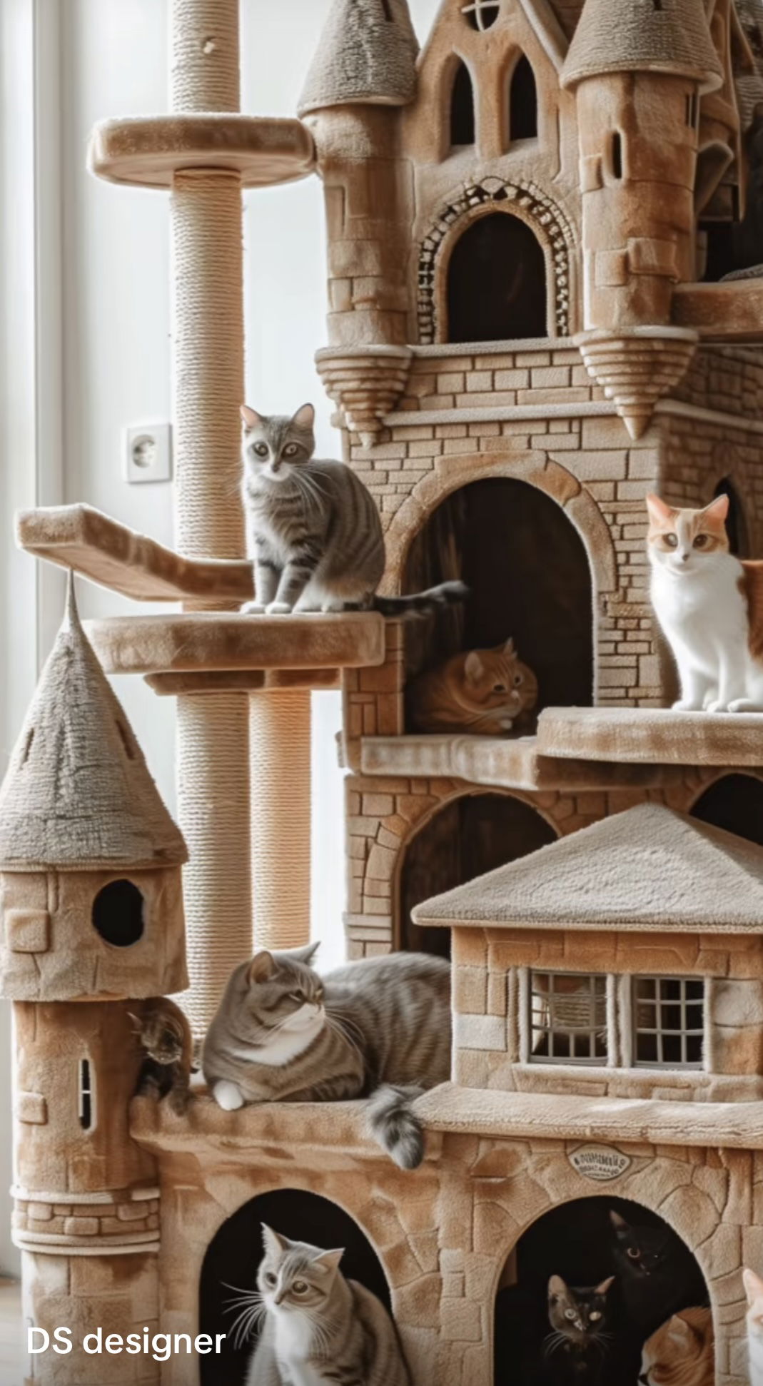 Coolest Cat Towers Get Inspired!! Ten Cats Four Dogs
