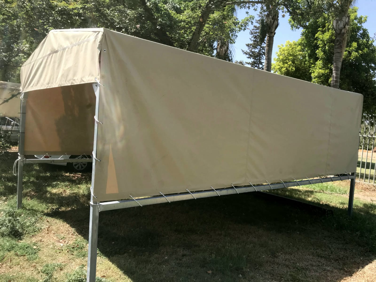 A variety of tarpaulin products on demand