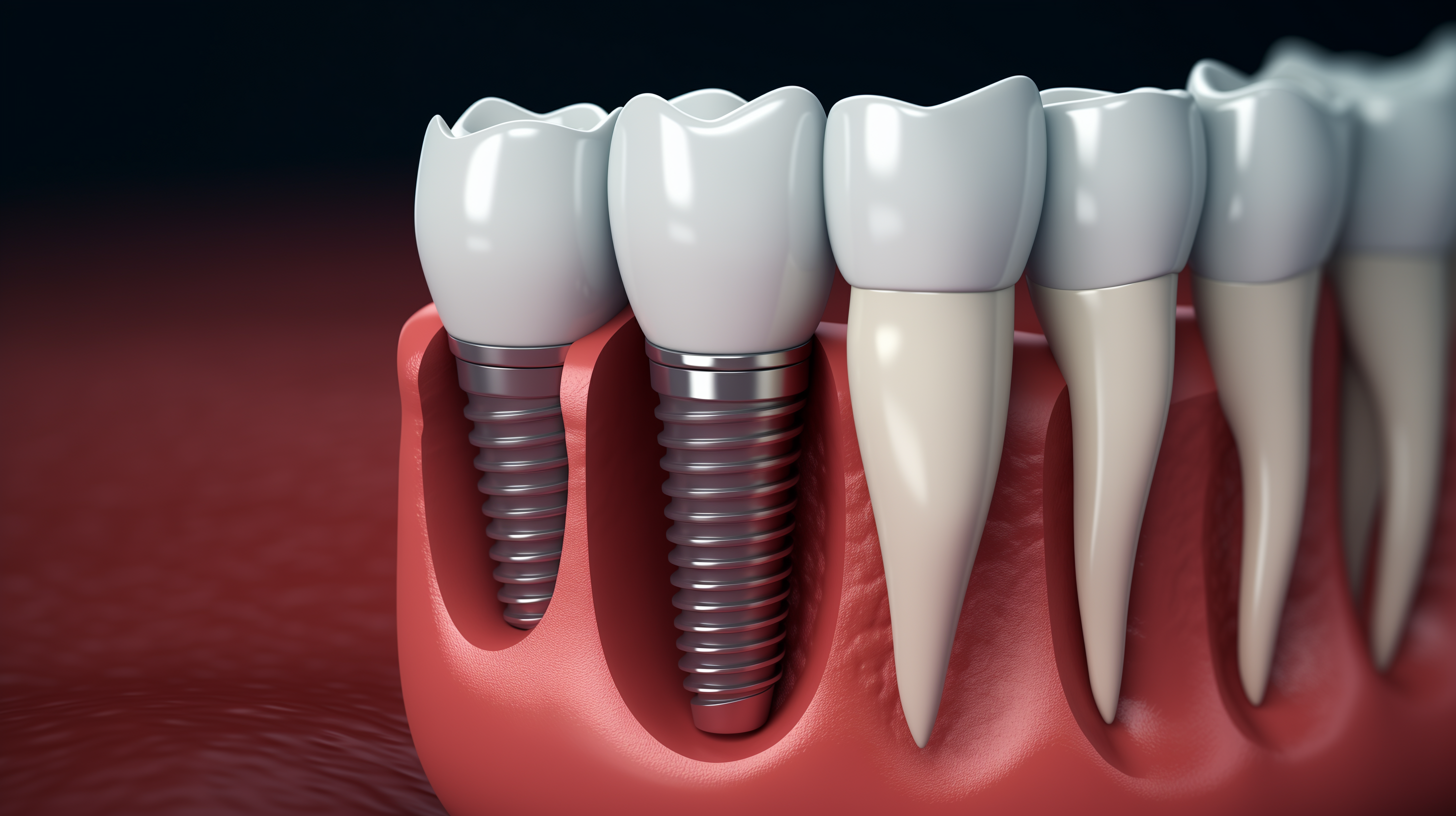 3D Model of Dental Implants.