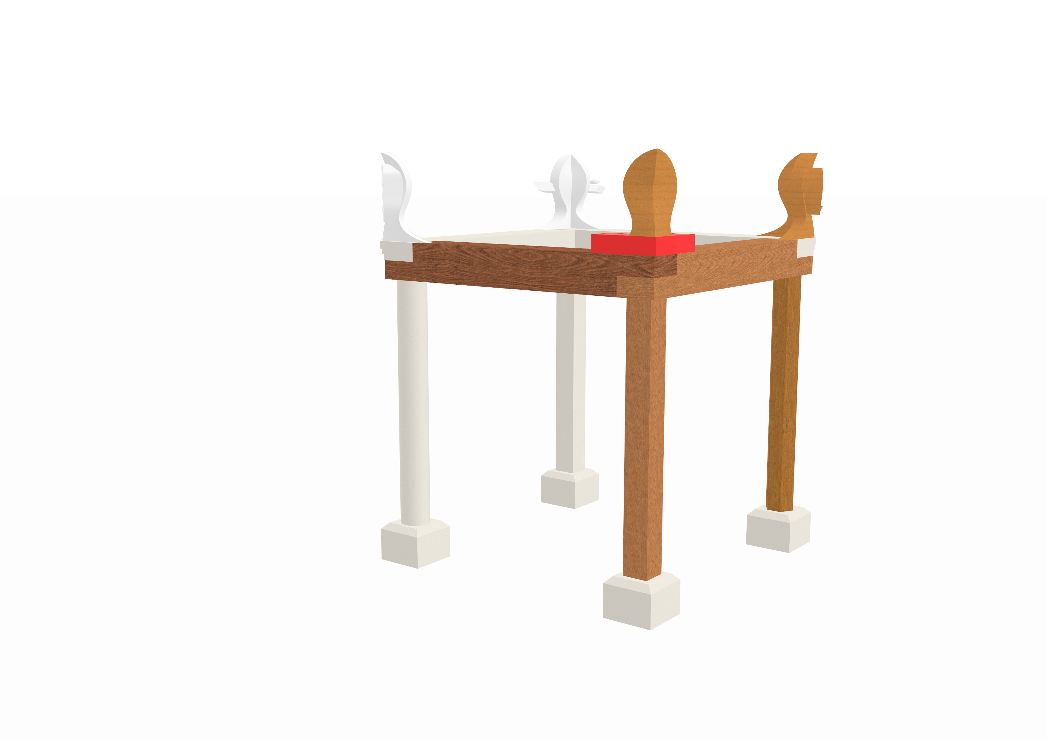 ACROTERE Creation on 3d software, production on 3d printer