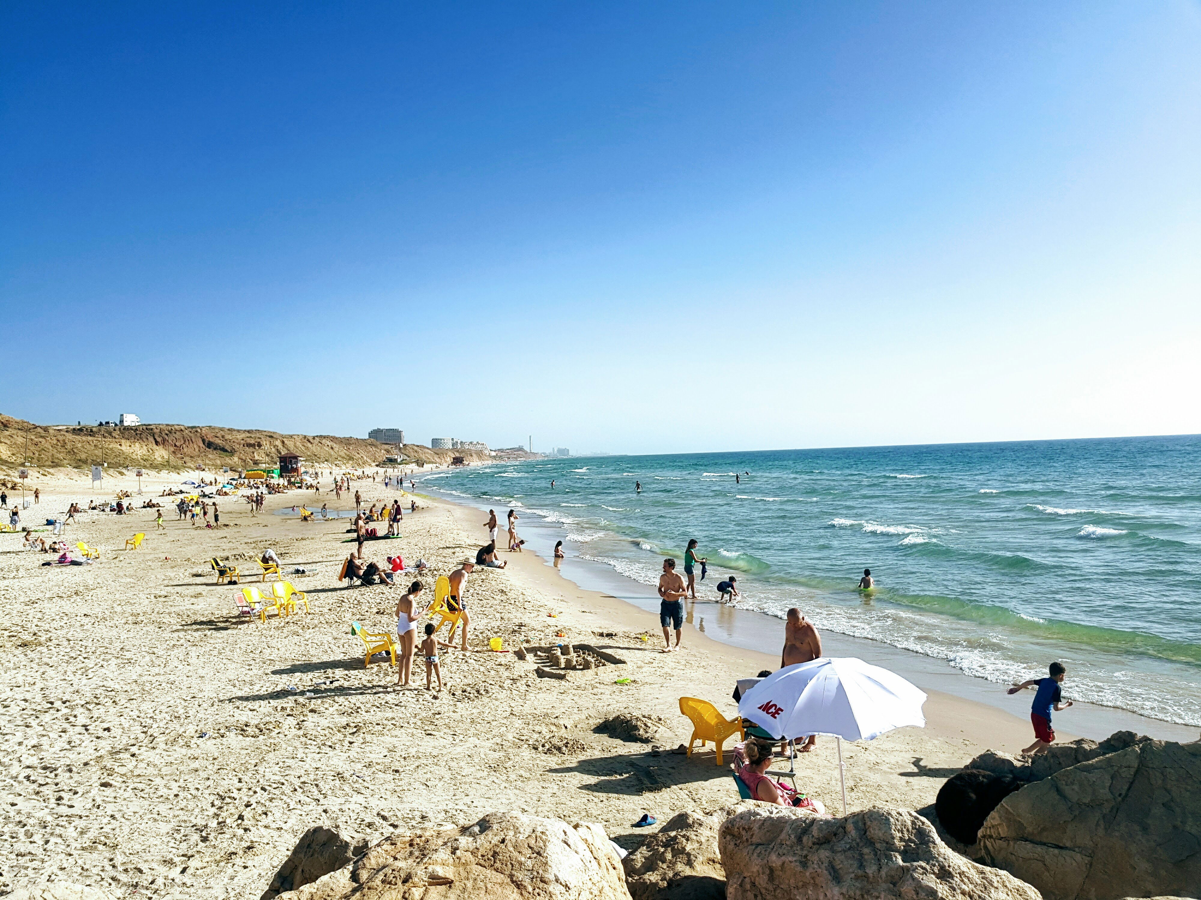 החוף הדרומי במרינה הרצליה 