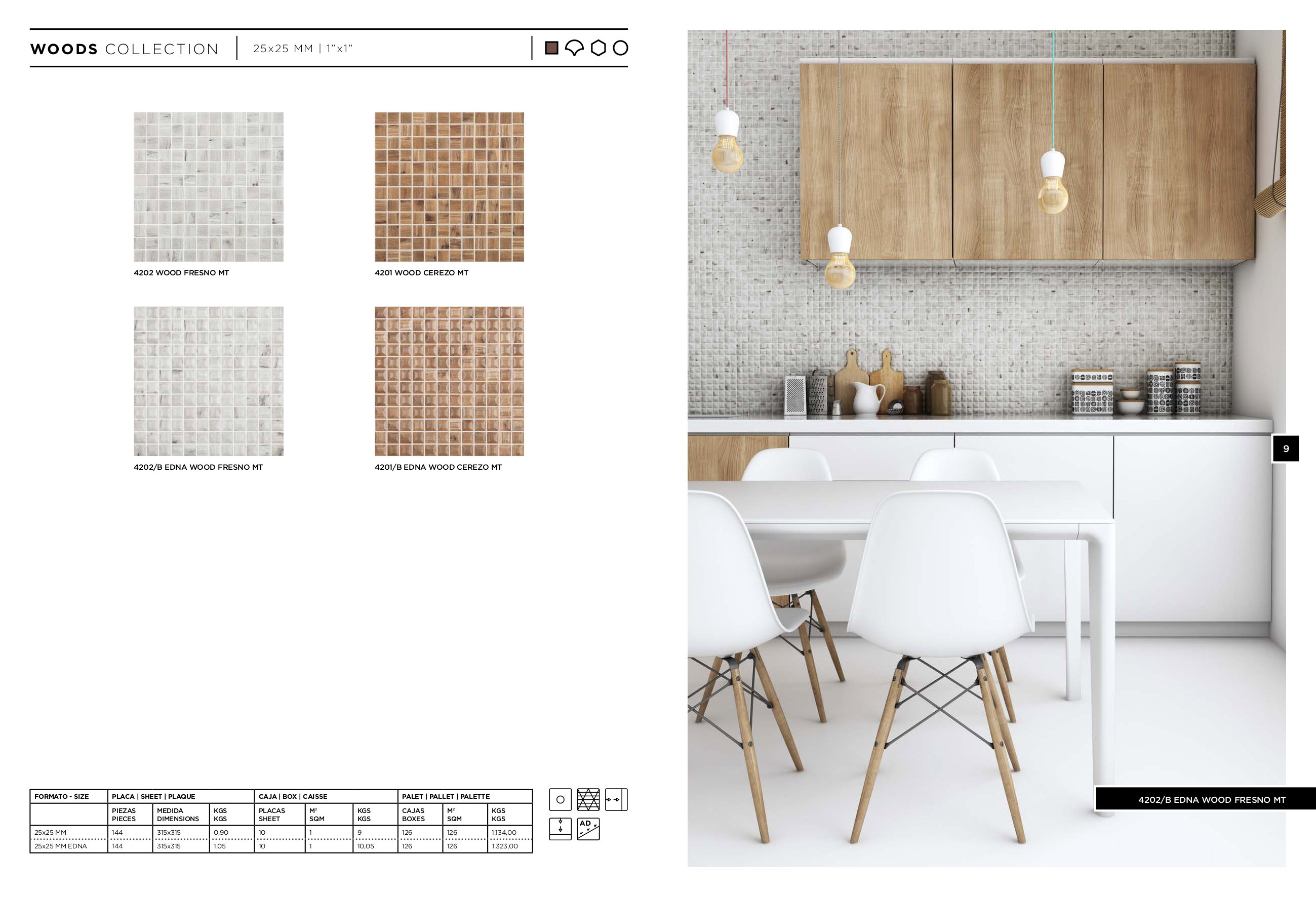 WOOD MOSAICS