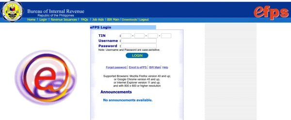 如何在菲律宾获得 ITR - eFPS 如何在菲律宾获得 ITR - eFPS
