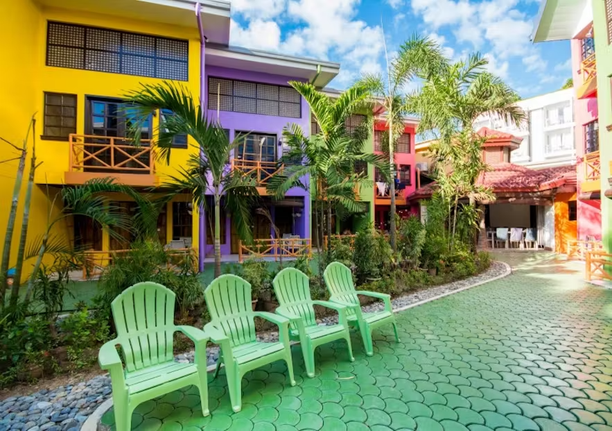 长滩岛十海滩俱乐部度假村的躺椅 长滩岛十海滩俱乐部度假村的躺椅