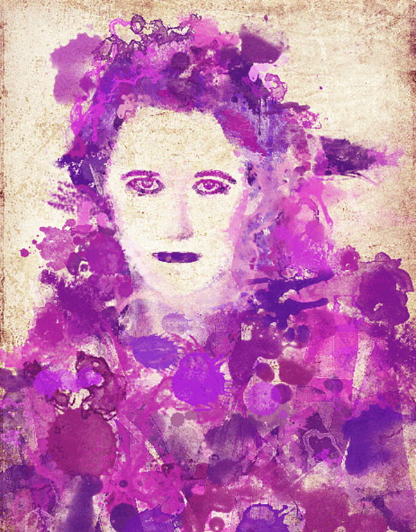 Double Exposure - Watercolor - Lichtenstein