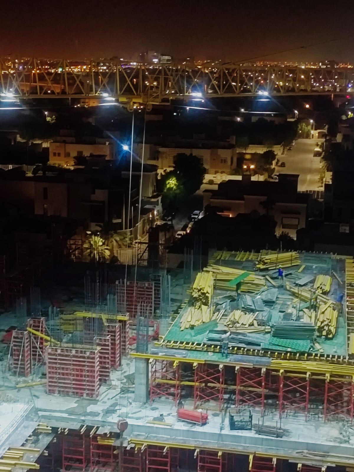 Implementation of the concrete structure