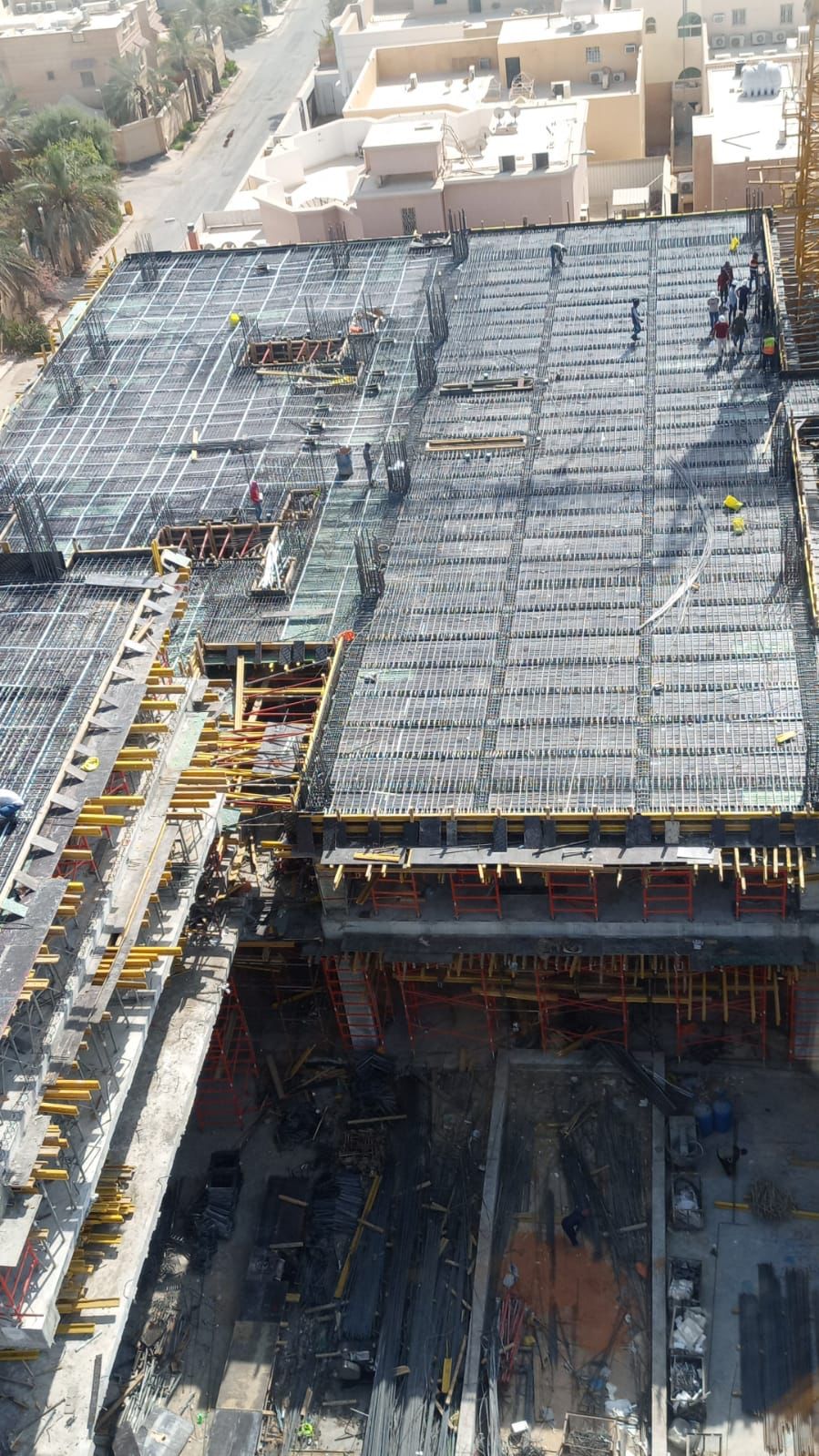 Implementation of the concrete structure