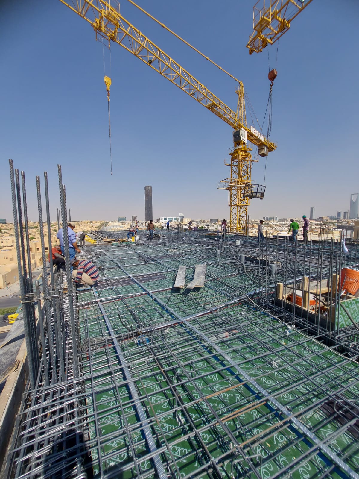 Implementation of the concrete structure