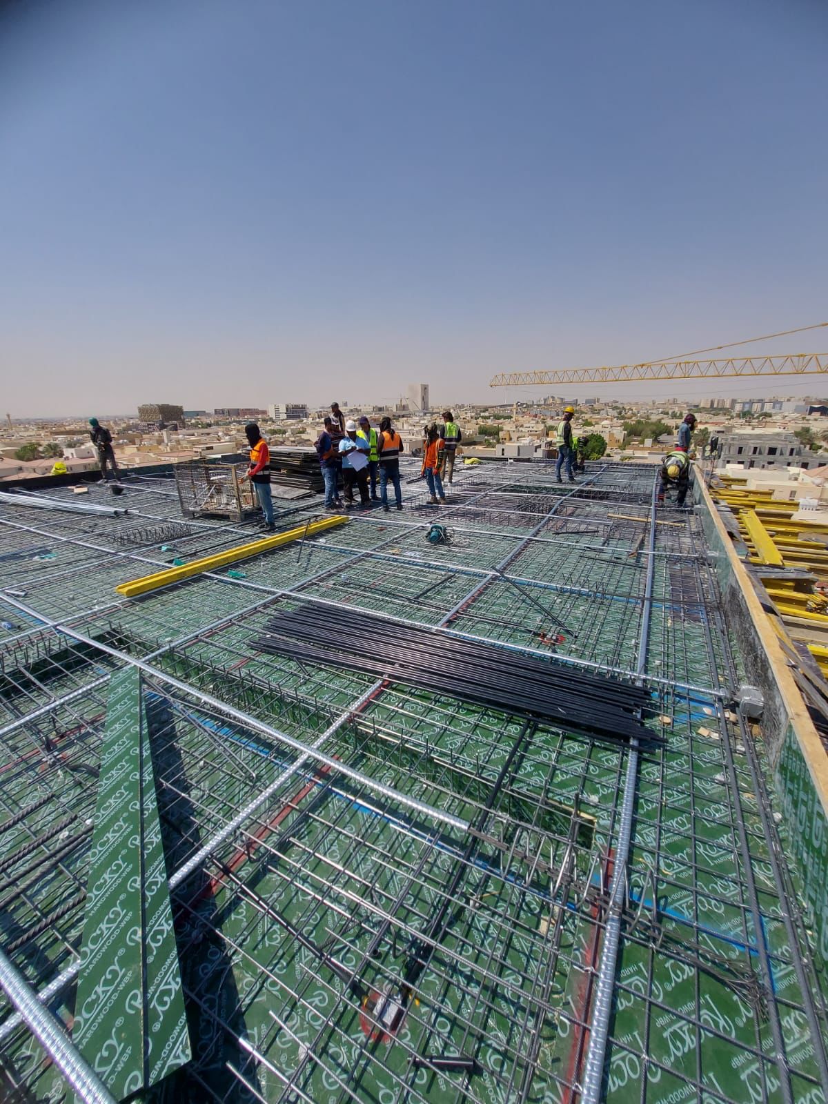 Implementation of the concrete structure