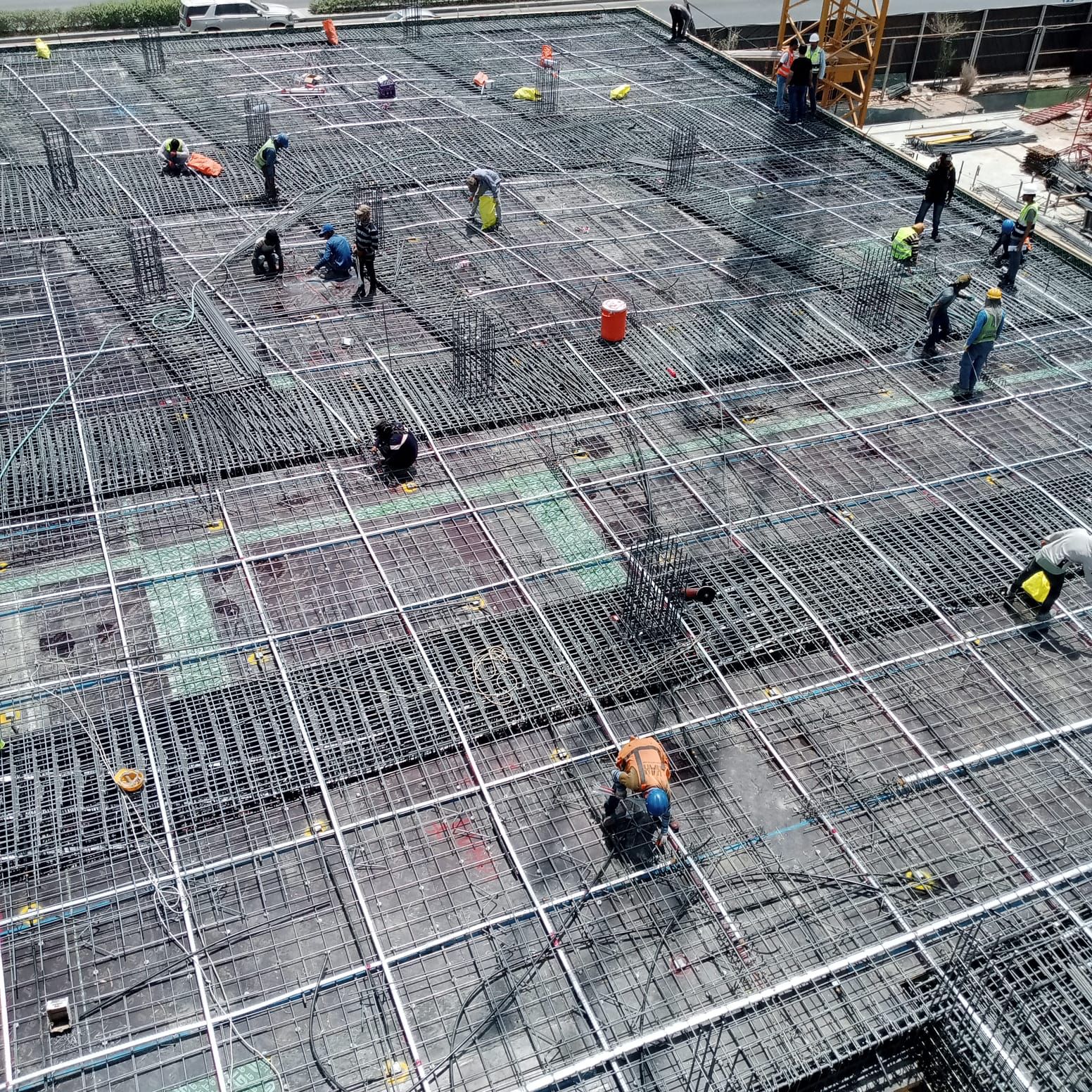 Implementation of the concrete structure