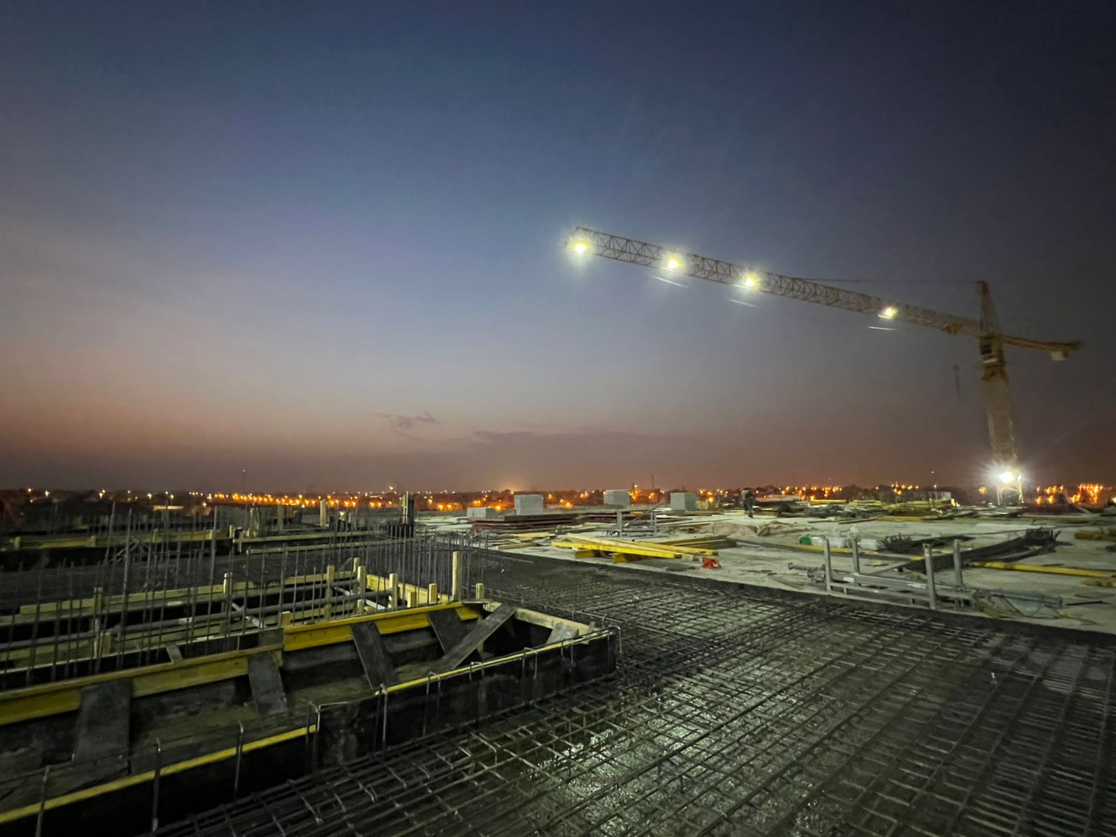 Implementation of the concrete structure