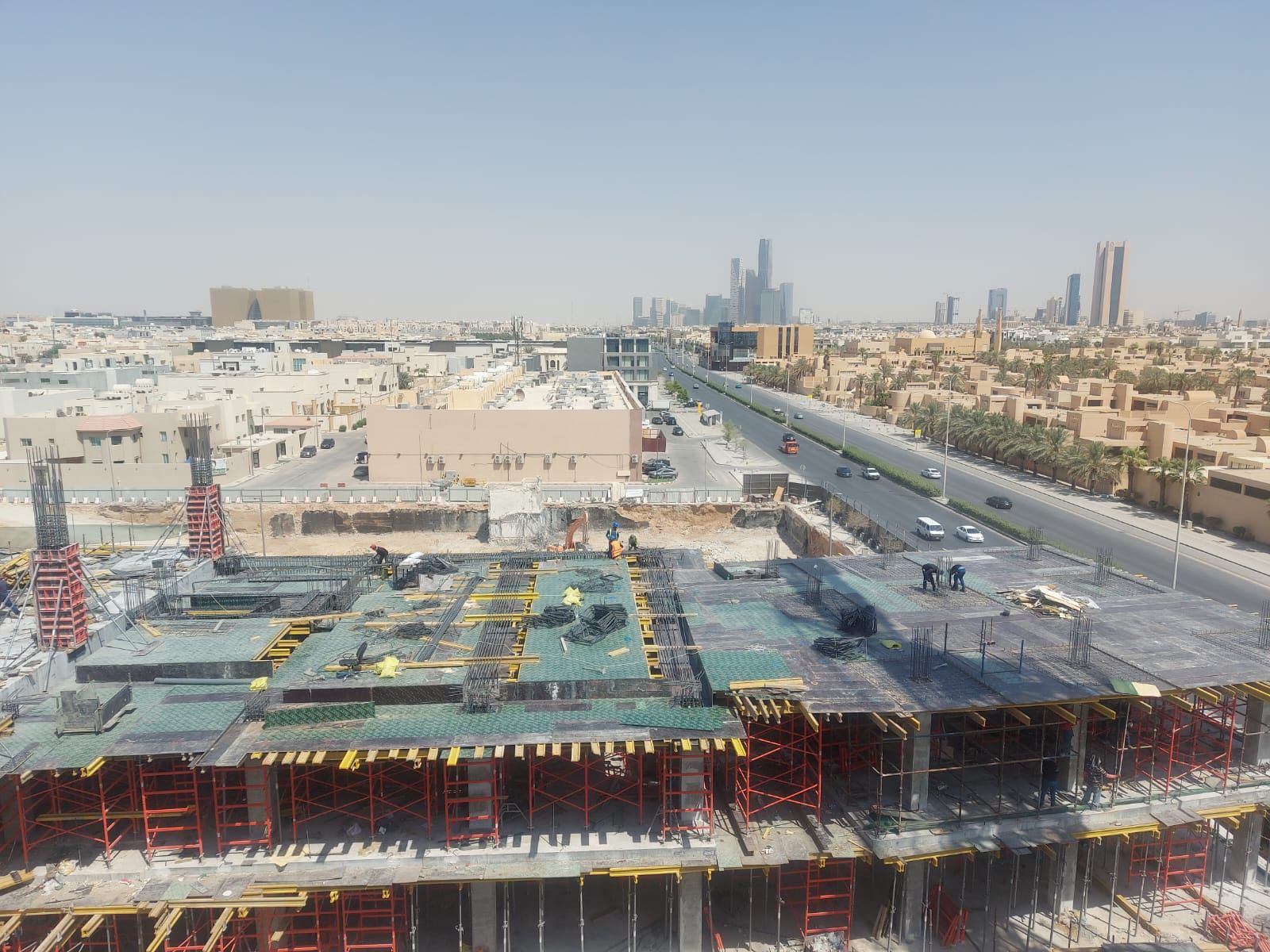 Implementation of the concrete structure