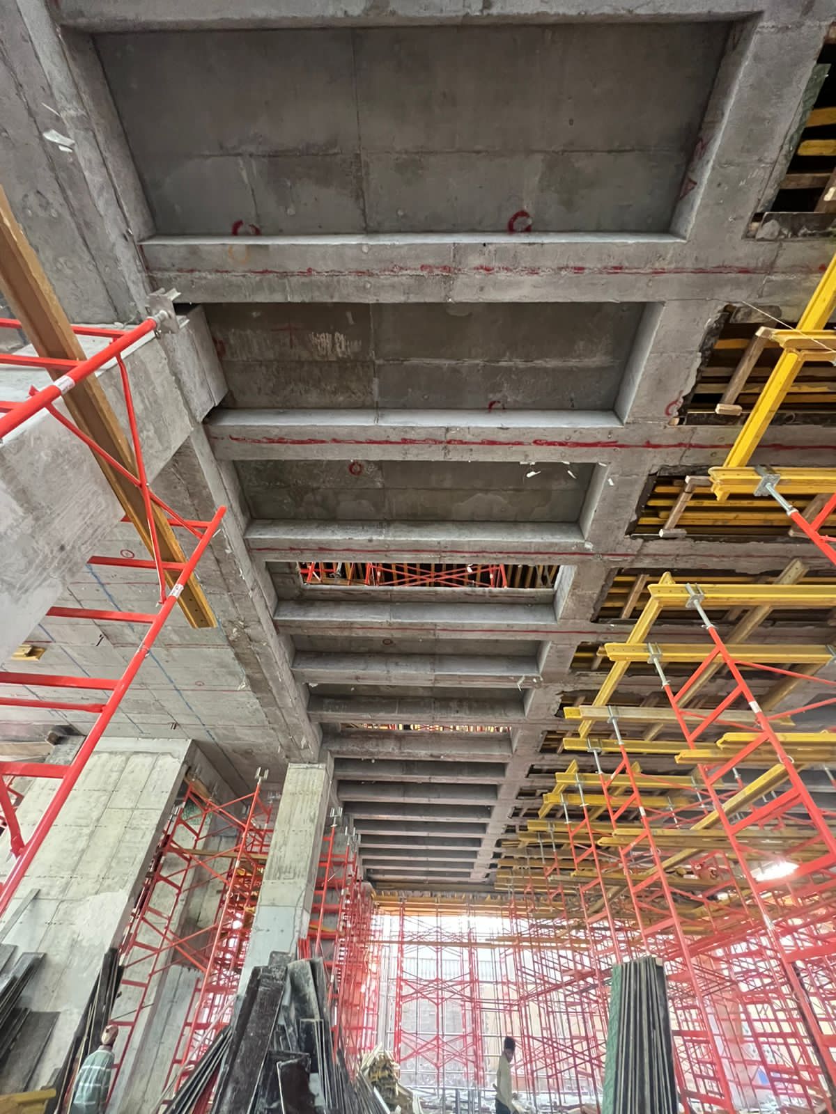 Implementation of the concrete structure