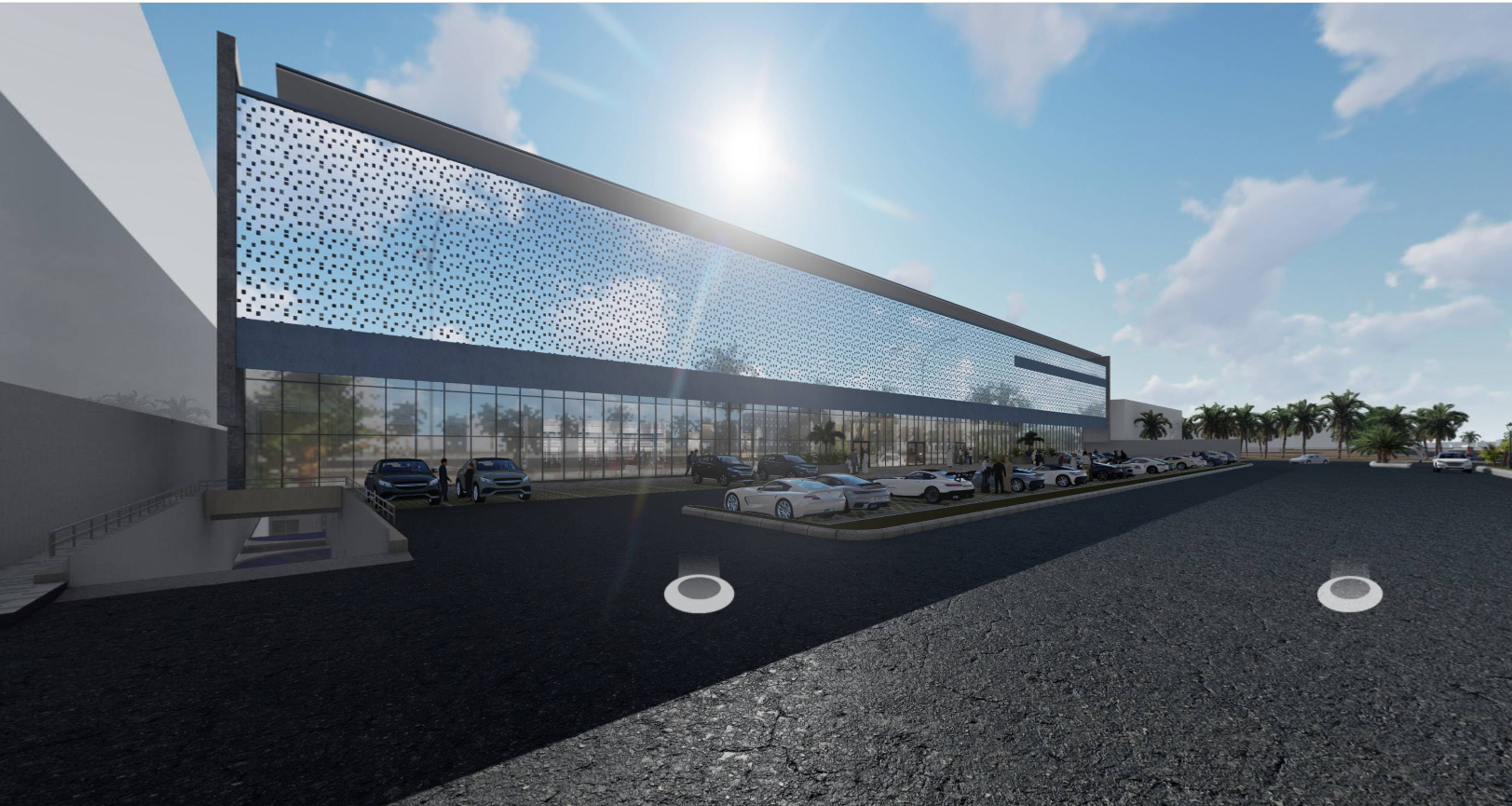 Implementation of the concrete structure